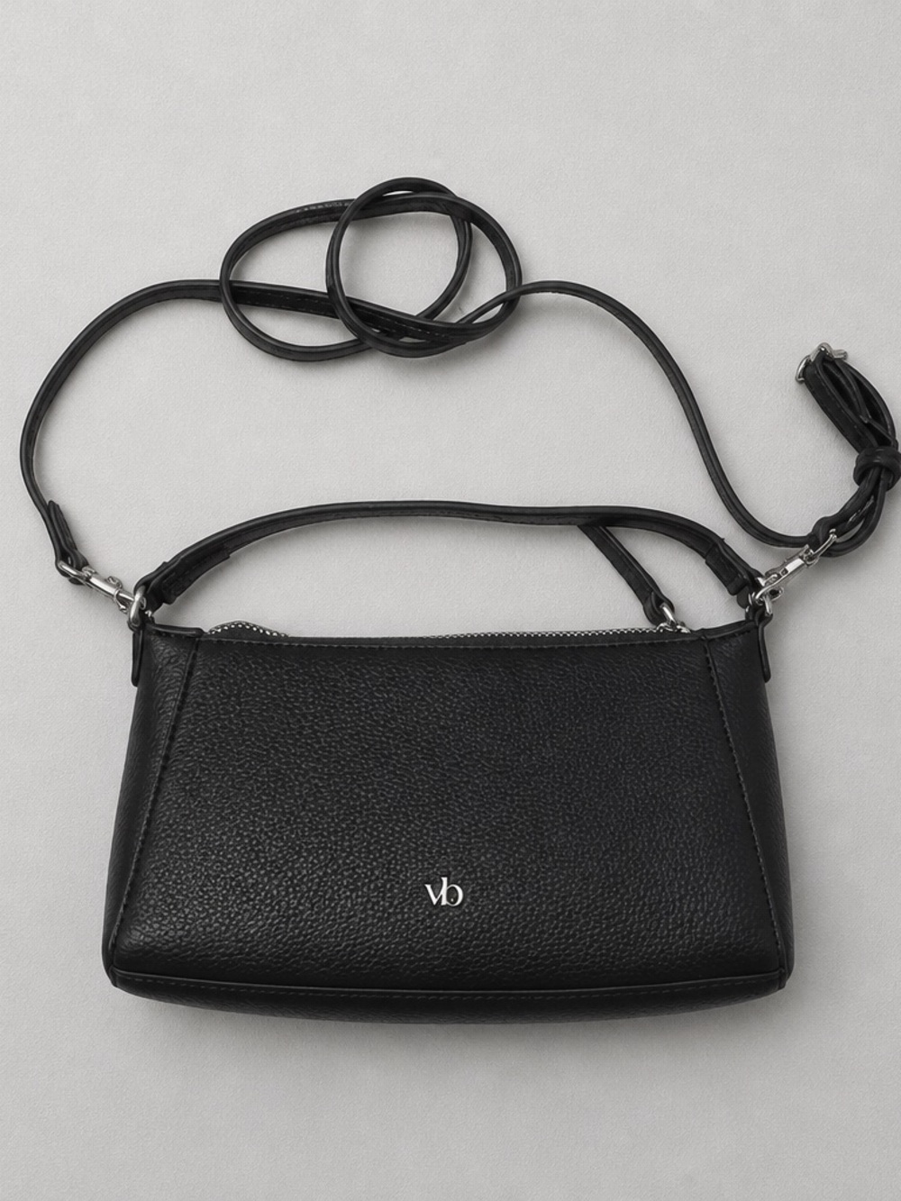 Vera Bradley Black Leather Crossbody Bag
